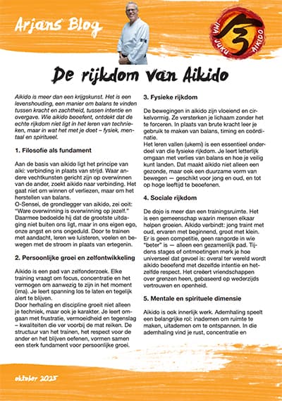 De Rijkdom Van Aikido